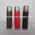 350ml 500ml with differents colors leather vacuum flask